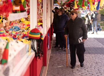 Mercadillo de Navidad de la Plaza Mayor.