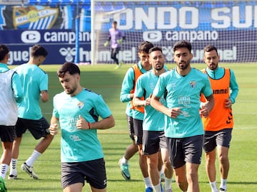 El M¨¢laga coge fuerxas para el importante pr¨®ximo partido.