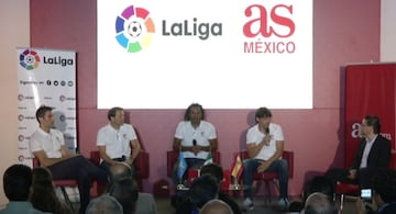 El evento de AS México fue engalanado por Fernando Morientes, Fernando Sanz, Christian Karembeu y Gaizka Mendieta.