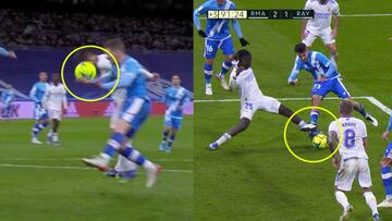 Fue penalti por mano del Rayo: el error del VAR en no avisar a González Fuertes