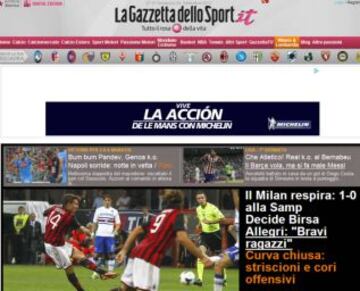 Portadas de la prensa extranjera