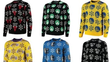 La NBA presenta su nueva colección de jersey navideños