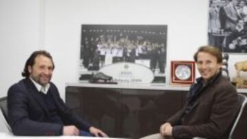 Rufete, durante la entrevista con Mendieta para Sky Sport.