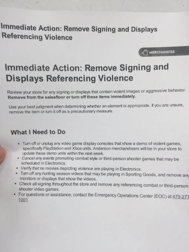 Walmart retira la publicidad de juegos violentos de sus tiendas