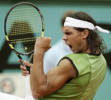 Rafa Nadal ganó a Mariano Puerta por 6-7, 6-3, 6-1 y 7-5.