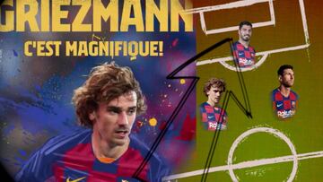 ¿Cómo encaja Griezmann con Messi? 4 esquemas y un rombo