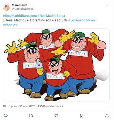 La derrota del Barcelona, protagonista de los memes de la jornada