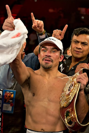 Foto durante la pelea de Juan Manuel Marquez vs Mike Alvarado, en la foto: JUAN MANUEL MARQUEZ ganador de la pelea 

17/05/2014/MEXSPORT/ OSVALDO AGUILAR

The Forum, West Manchester Boulevard
Inglewood, California, Estados Unidos 