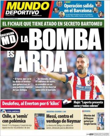 Portadas de la prensa deportiva