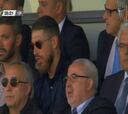 Sergio Ramos estuvo viendo al Castilla en el Alfredo Di Stéfano