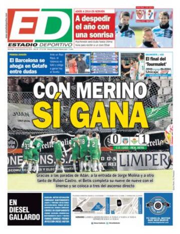 Portadas de la prensa deportiva