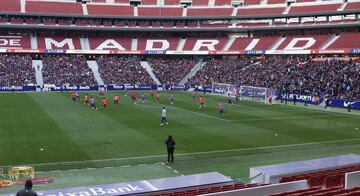 Multitudinario entrenamiento en el Wanda Metropolitano