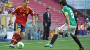 Deulofeu, durante un partido.