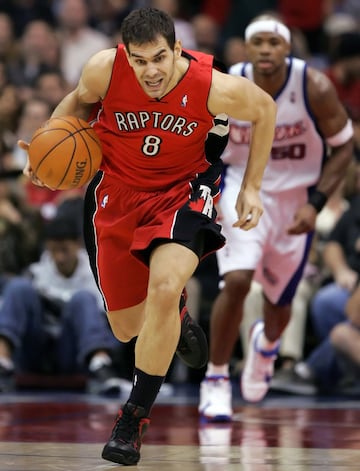 Jugó un total de ocho temporadas con el equipo canadiense de la NBA, disputando un total de 525 partidos (segundo en el ranking de partidos jugados). 