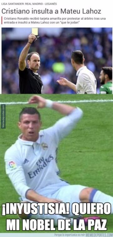Los memes más divertidos del Real Madrid- Leganés