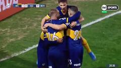 Un gol más de Tevez para poner en pie La Bombonera