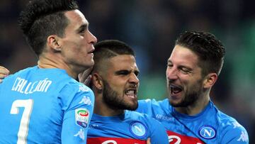 Un doblete de Insigne guía al Nápoles ante el Udinese