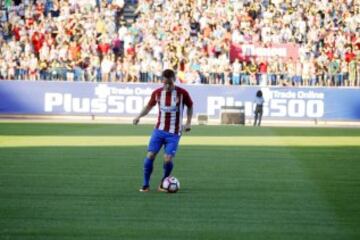 Atletico de Madrid's new signing French forward Kevin Gameiro 