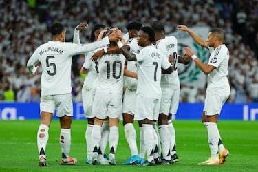 Los futbolistas Merengues marcaron desde afuera del área en el cotejo ante Villarreal y mejoran la estadística del equipo.