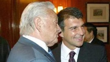 <b>PUENTE AÉREO.</b> Tras sus gestiones en Barcelona, al día siguiente ha estado con la plantilla en Madrid.