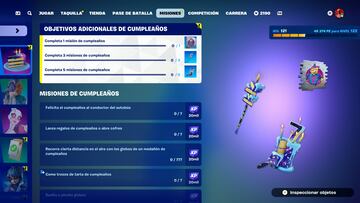 fortnite 7 cumpleaños septimo aniversario