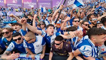 Afición del Alavés.
