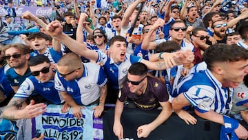 Afición del Alavés.