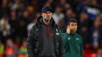 Soccer Football - Europa League - Quarter Final - First Leg - Liverpool v Atalanta - Anfield, Liverpool, Britain - April 11, 2024 Liverpool manager Juergen Klopp REUTERS/Molly Darlington