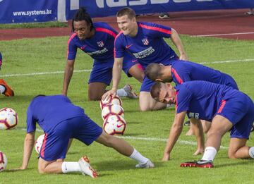 Último día del Atletico en Brunico
