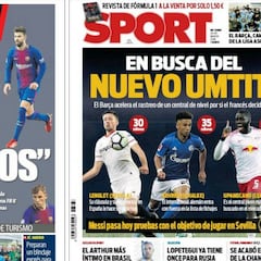 Sport: Lenglet, Kehrer y Upamecano por si se va Umtiti