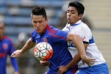 Su último partido en la U, ante la UC en San Carlos.