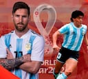 ¡D10s! Messi compite contra números de Maradona en Qatar 2022
