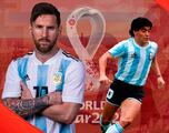 ¡D10s! Messi compite contra números de Maradona en Qatar 2022
