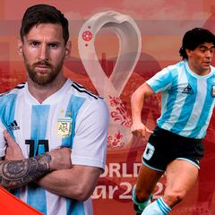 ¡D10s! Messi compite contra números de Maradona en Qatar 2022