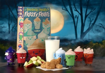 11 collectable figurines of the Wendy's Halloween kids menu