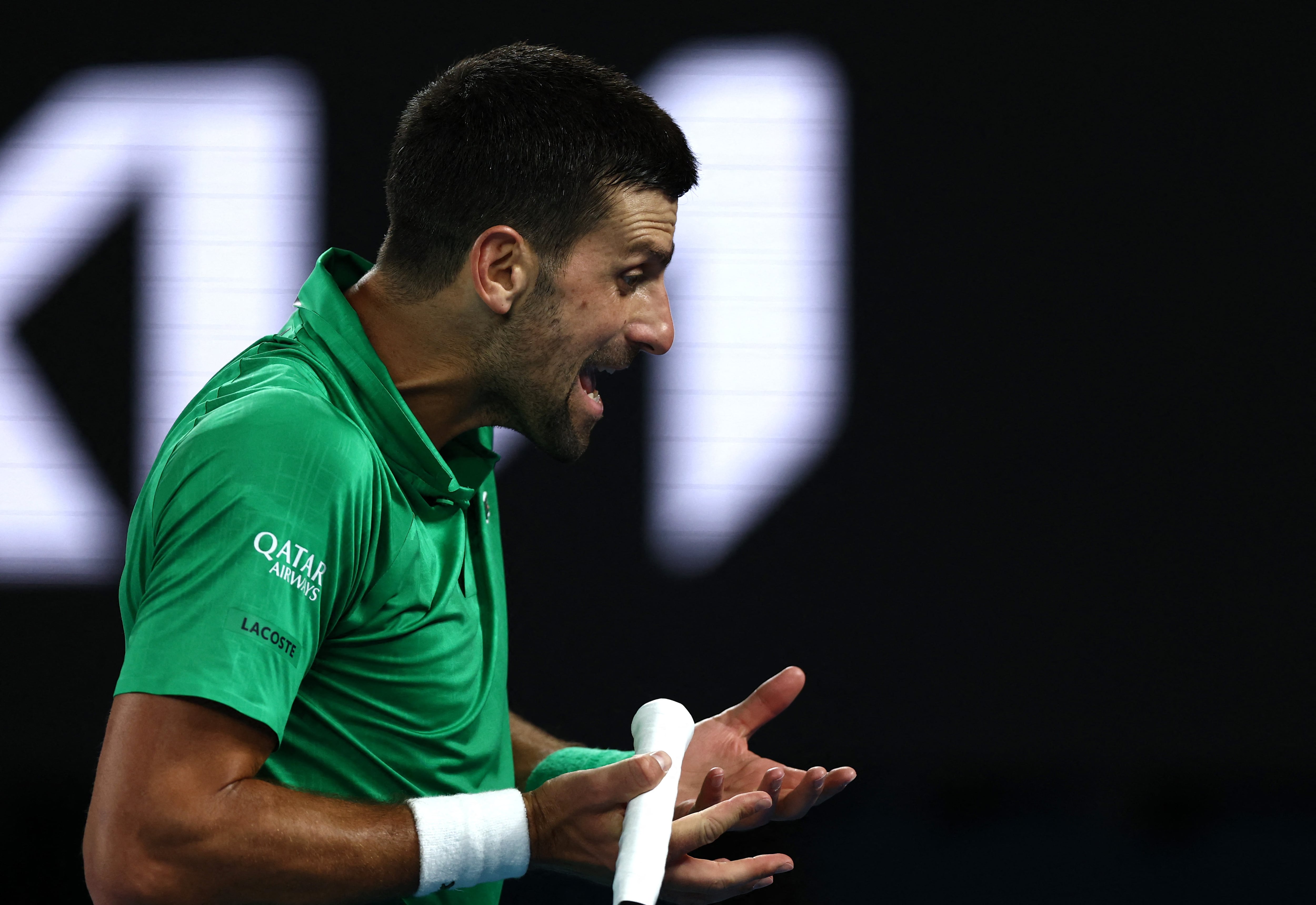 Djokovic se quedó a centímetros de ser descalificado