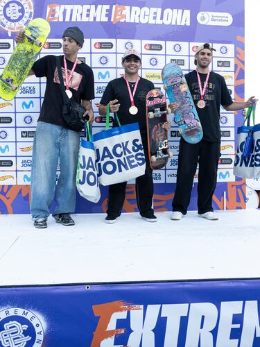 Valentina Krauel, oro ante su p¨²blico en el Extreme Barcelona