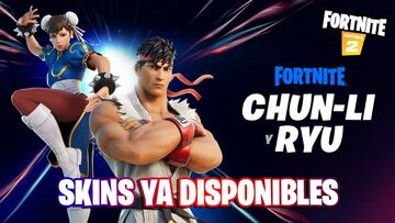 Fortnite: skins Ryu y Chun-Li de Street Fighter ya disponibles; precio y contenidos