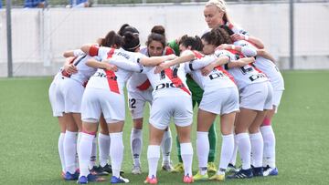 Jugadoras del Rayo Vallecano.