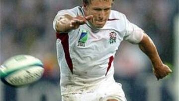 <b>SU ÚLTIMA PATADA INTERNACIONAL.</b> En Australia anotó el 'drop' que permitió a la selección europea alzarse como la mejor del mundo.