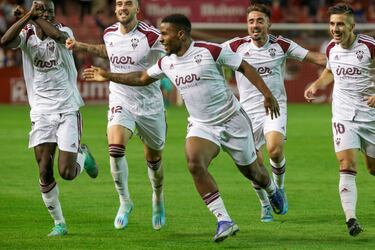 El delantero del Albacete anotaba un gol decisivo para su equipo cuando apenas llevaba unos minutos en el césped. Era su debut con el equipo esta temporada.