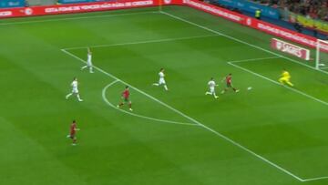 La reacción de Cristiano con el gol que pone a Portugal en el Mundial