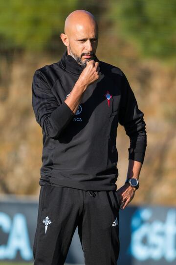 Primer entrenamiento del Carlos Cardoso en los campos de entrenamiento da Madroa. 