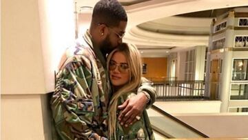 Tristan Thompson y Khloé Kardashian.