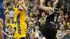 El Madrid sigue líder con defensa y 5 triples en 3 minutos