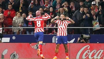 04/03/23 PARTIDO PRIMERA DIVISION 
ATLETICO DE MADRID - SEVILLA 
PRIMER GOL 1-0 MEMPHIS DEPAY ALEGRIA