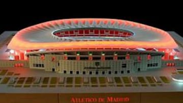 <b>LA PEINETA. </b>La maqueta del estadio estará disponible para todos los vecinos del distrito de San Blas.