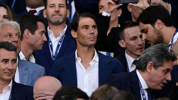 Rafa Nadal, en el Stade de France en Saint-Denis.