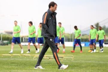 Juventus se entrenó este lunes en Turín concentrado en el duelo por la Champions ante Real Madrid