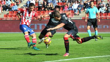 El Girona despacha al Numancia en 37' y se acerca al playoff